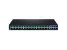 TRENDnet TPE-5240WS Gigabit Ethernet (10/100/1000) , Power Over Ethernet (PoE) Ondersteuning 1HE zwarte netwerkswitch