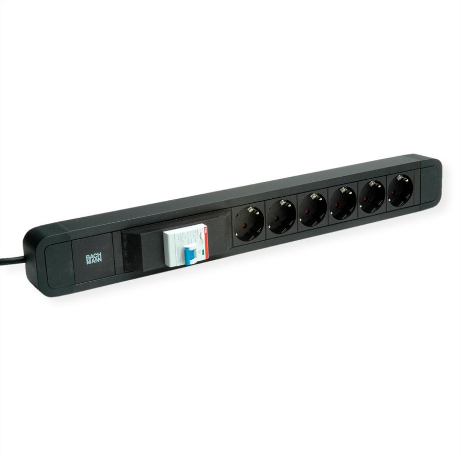 BACHMANN PRIMO 2 6xCEE7/3 1xFI, black, 2 m