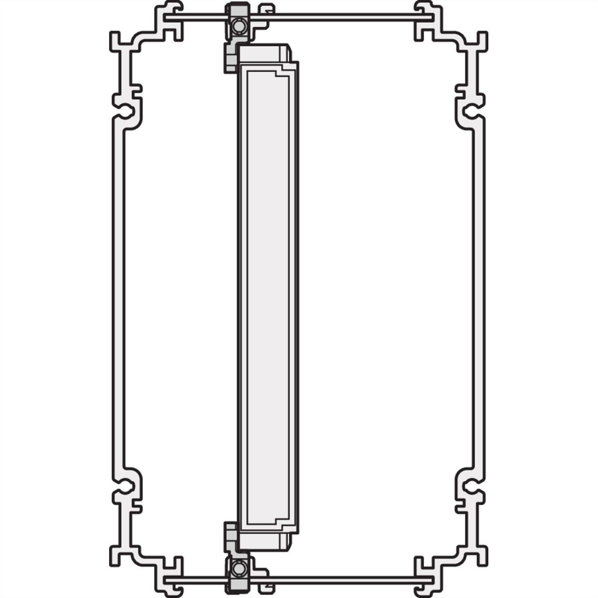 SCHROFF Frame Type Plug-In Unit PCB Mounting Support from Slot 2 on, 50 Pairs
