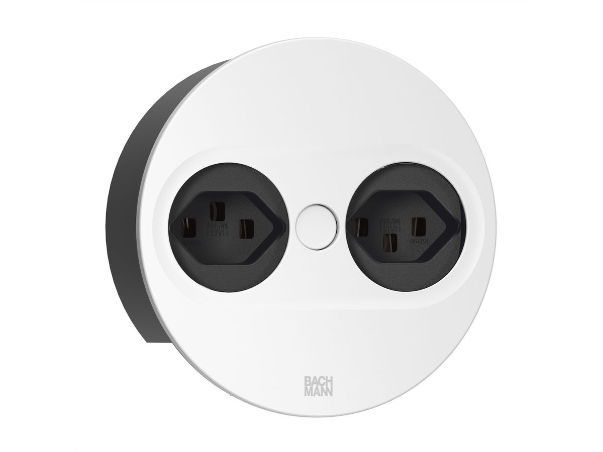 BACHMANN TWIST2 2xCH T23 2,0m AEH, T23 RAL9010 30GE rund