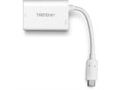 TRENDnet TUC-VGA2 USB-C VGA Wit kabeladapter/verloopstukje
