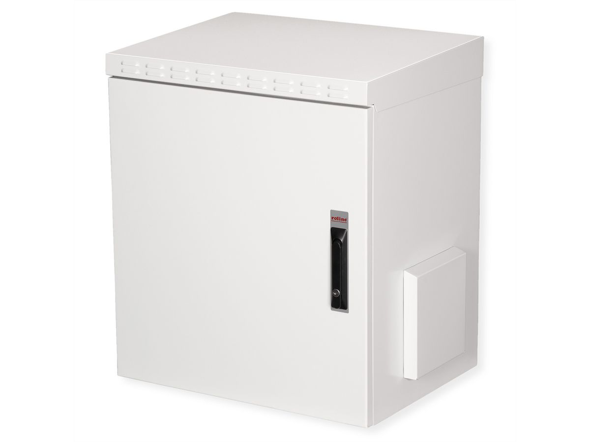 ROLINE 19-inch wandbehuizing Pro 12 U, 600x450 BxT IP55 buiten grijs