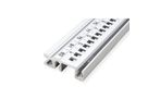 SCHROFF Horizontal Rail, Rear, Type H-ST, Heavy, Standard, 84 HP