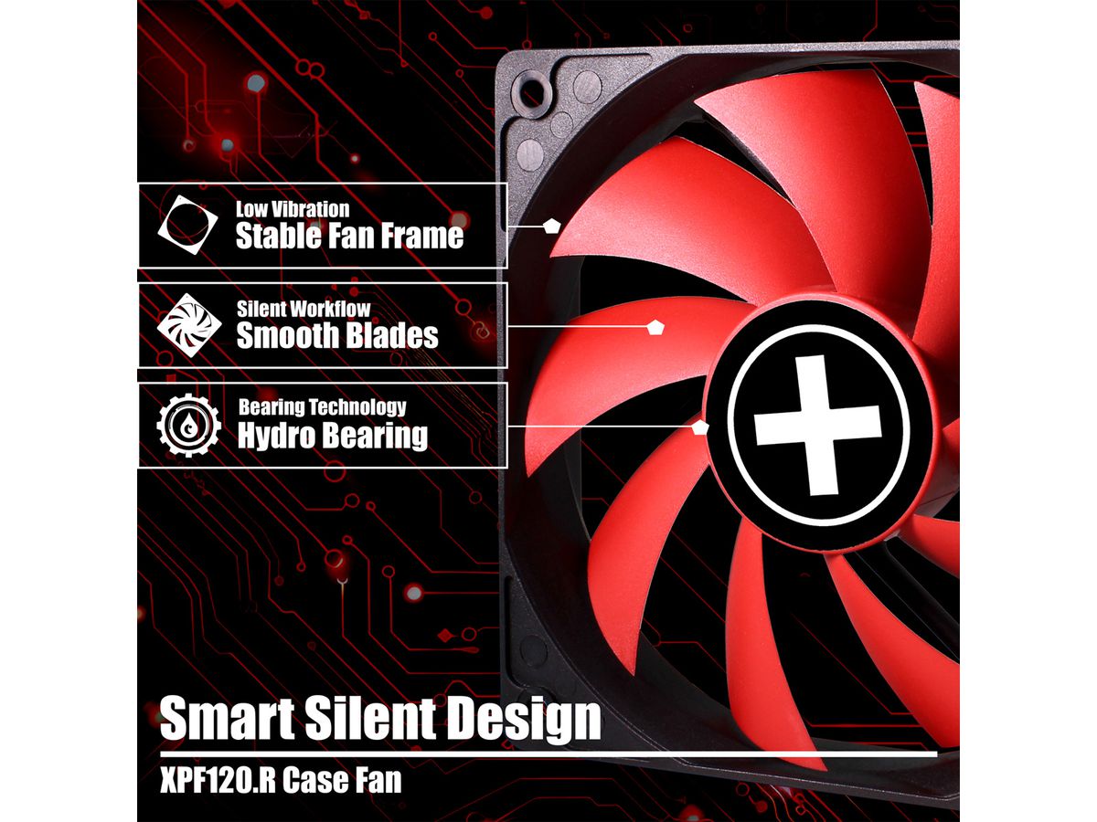 Xilence XPF120.R 120mm Performance Case Fan, 3PIN
