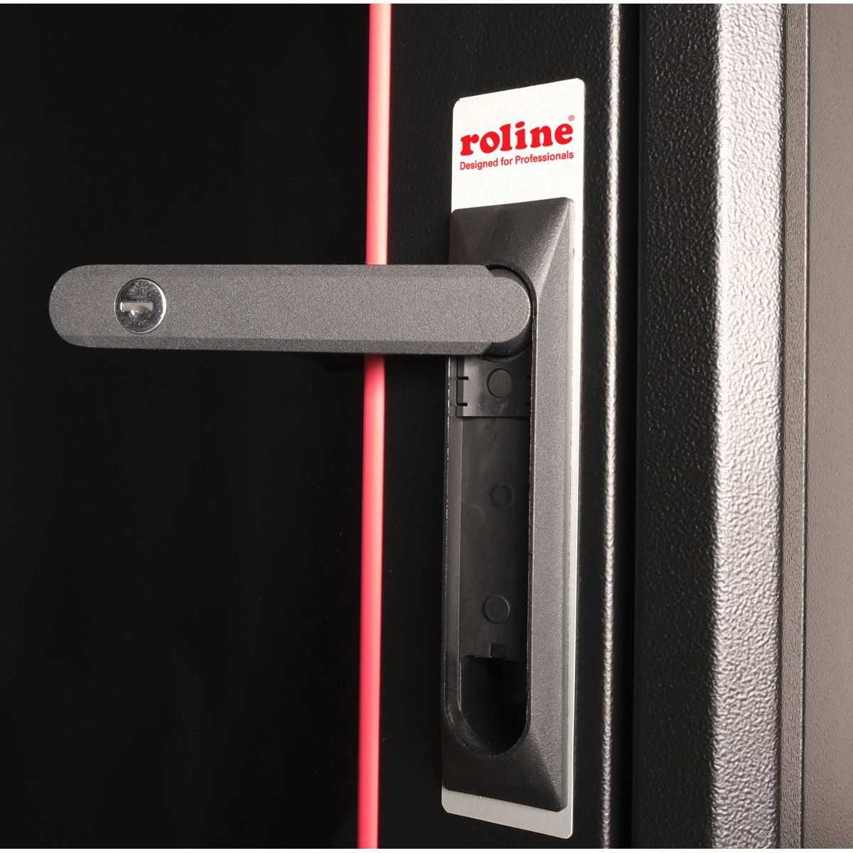 ROLINE 19-inch network cabinet Basic 32 U, 600x600 WxD glass door black