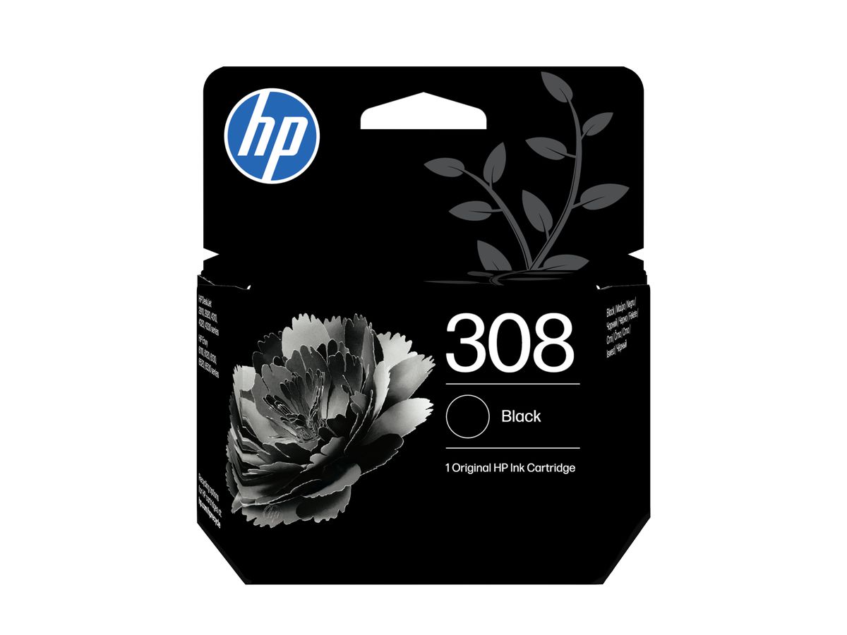 HP 308 originele zwarte inktcartridge