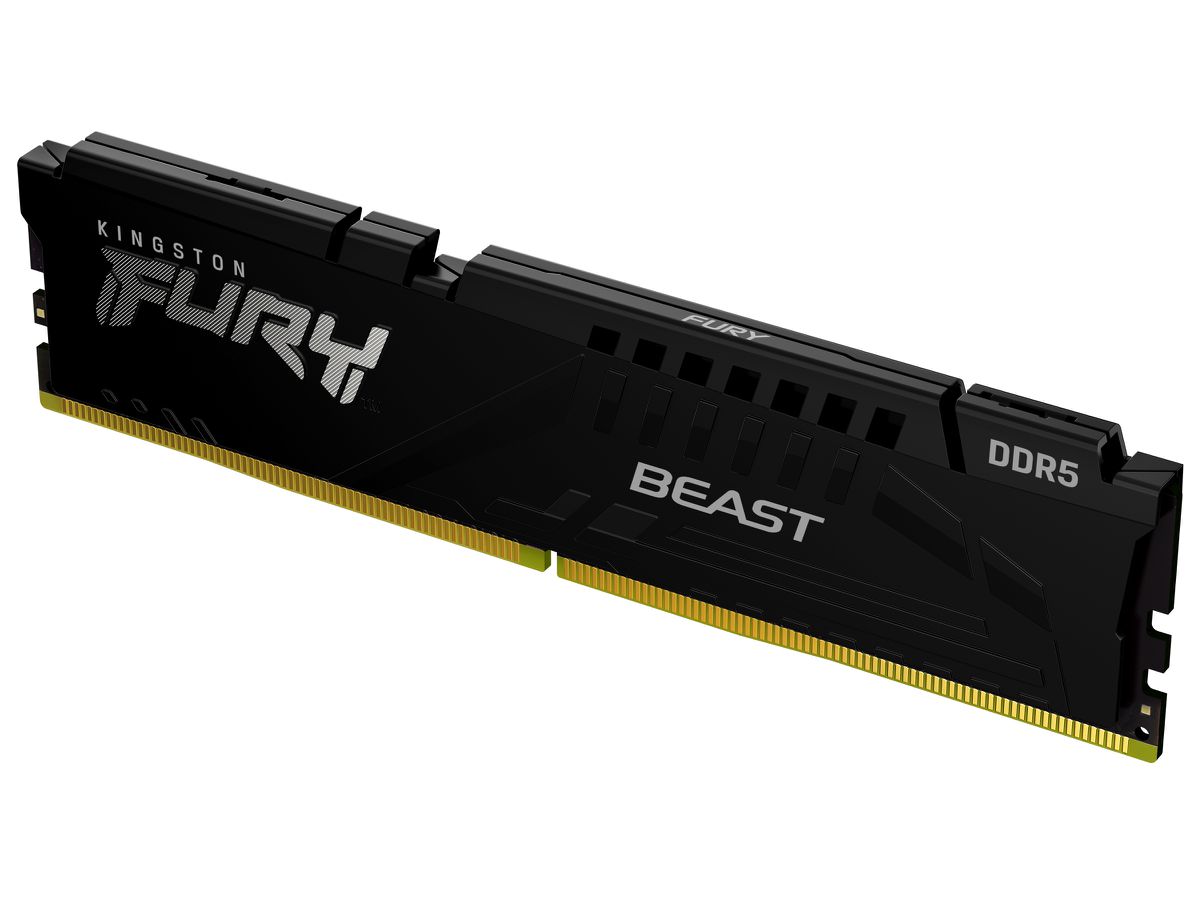 Kingston Technology FURY Beast 16GB 5200MT/s DDR5 CL40 DIMM Black