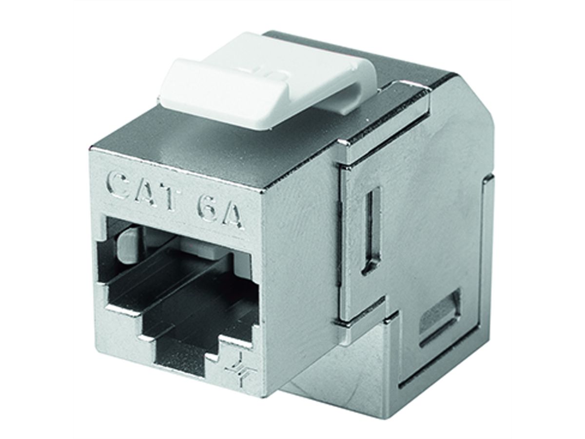 TELEGÄRTNER AMJ coupling 90° Cat.6A, RJ45 (f-f)