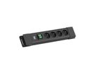 BACHMANN CONNECTUS 4xUTE, 1xSchalter 2,0m CEE7/7 Schwarz