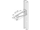 SCHROFF Cable Eye for C-Rail, Steel, 40 x 75 mm