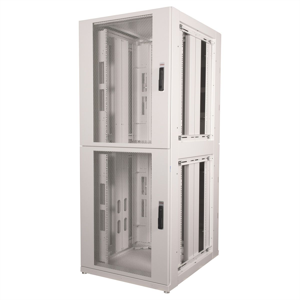 ROLINE colocation-kast 45HE 800x1000 mm, 2 compartimenten, grijs
