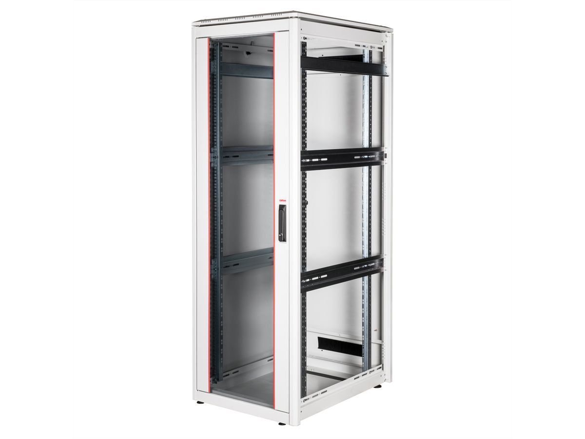 ROLINE 19-inch Network Cabinet Pro 36 U, 600x800 WxD glass door grey