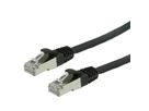 VALUE S/FTP Patch Cord Cat.6 (Class E), halogen-free, black, 2 m