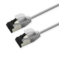 ROLINE U/FTP patchkabel Cat.8 (Klasse I), dun, LSOH, soepel draad, grijs, 0,15 m