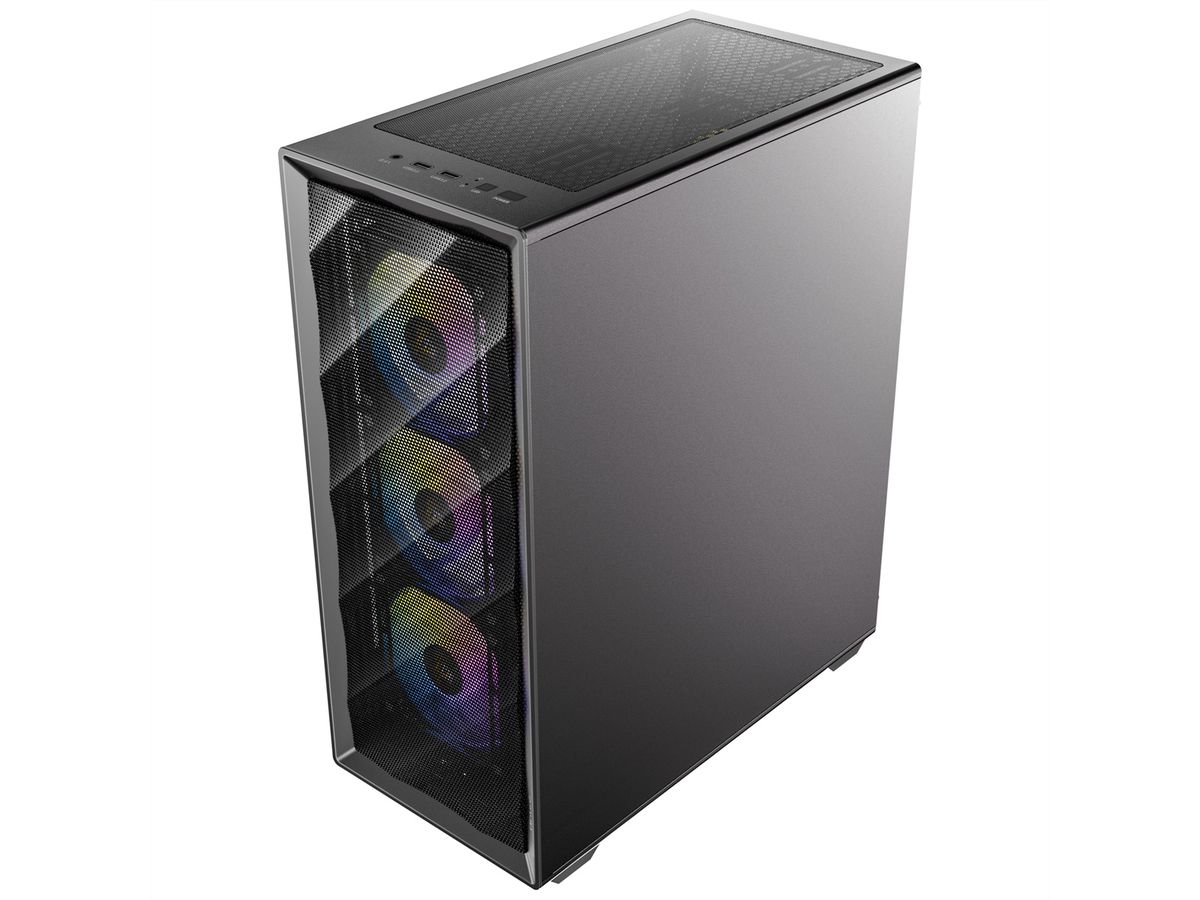 ANTEC AX85 ARGB PC case Midi Tower Gaming ATX, black