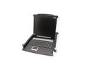 ATEN CL1000M KVM-Konsole, 43cm LCD, VGA, PS/2, UK-Layout
