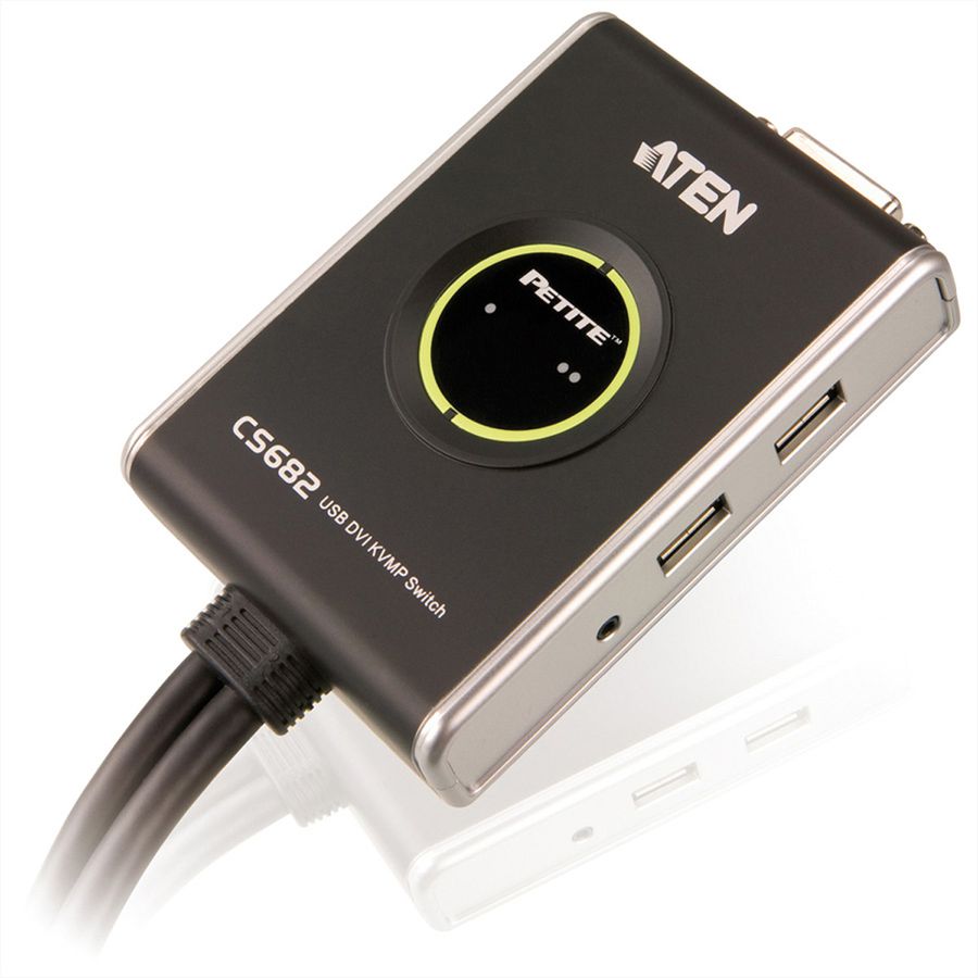 ATEN CS682 KVM Switch DVI, USB, 2-Poorts