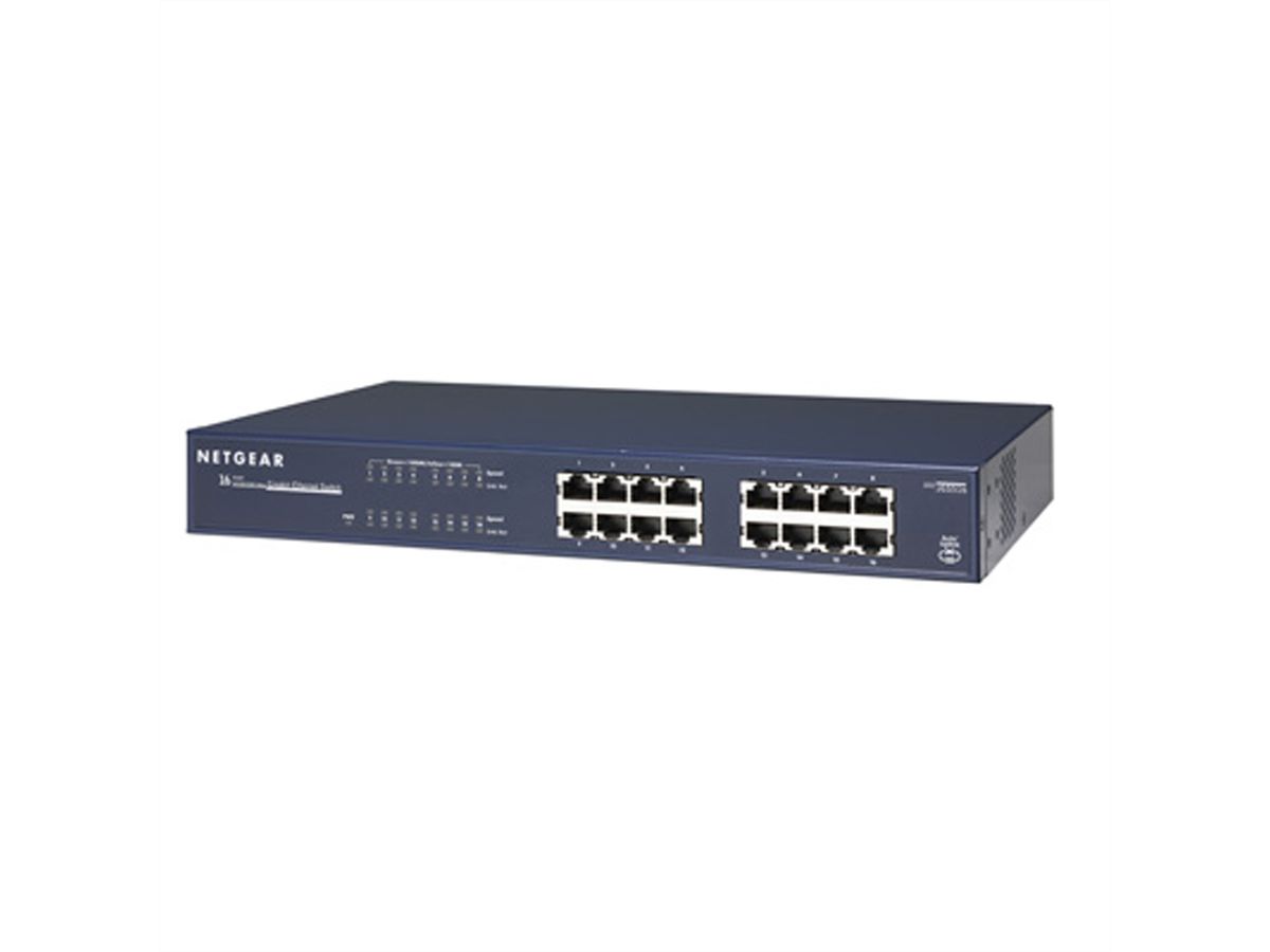 JGS516 Desktop GigaBit Switch, 16x RJ-45