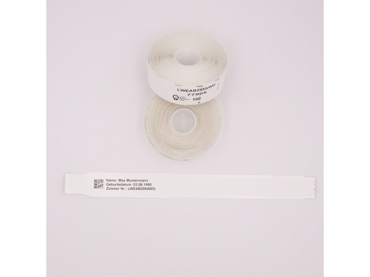 Brother LWEAB295AWG printer label White Self-adhesive printer label