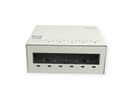 EasyLan Desk Consolidation Point Panel, for 6x Keystone, RAL7035