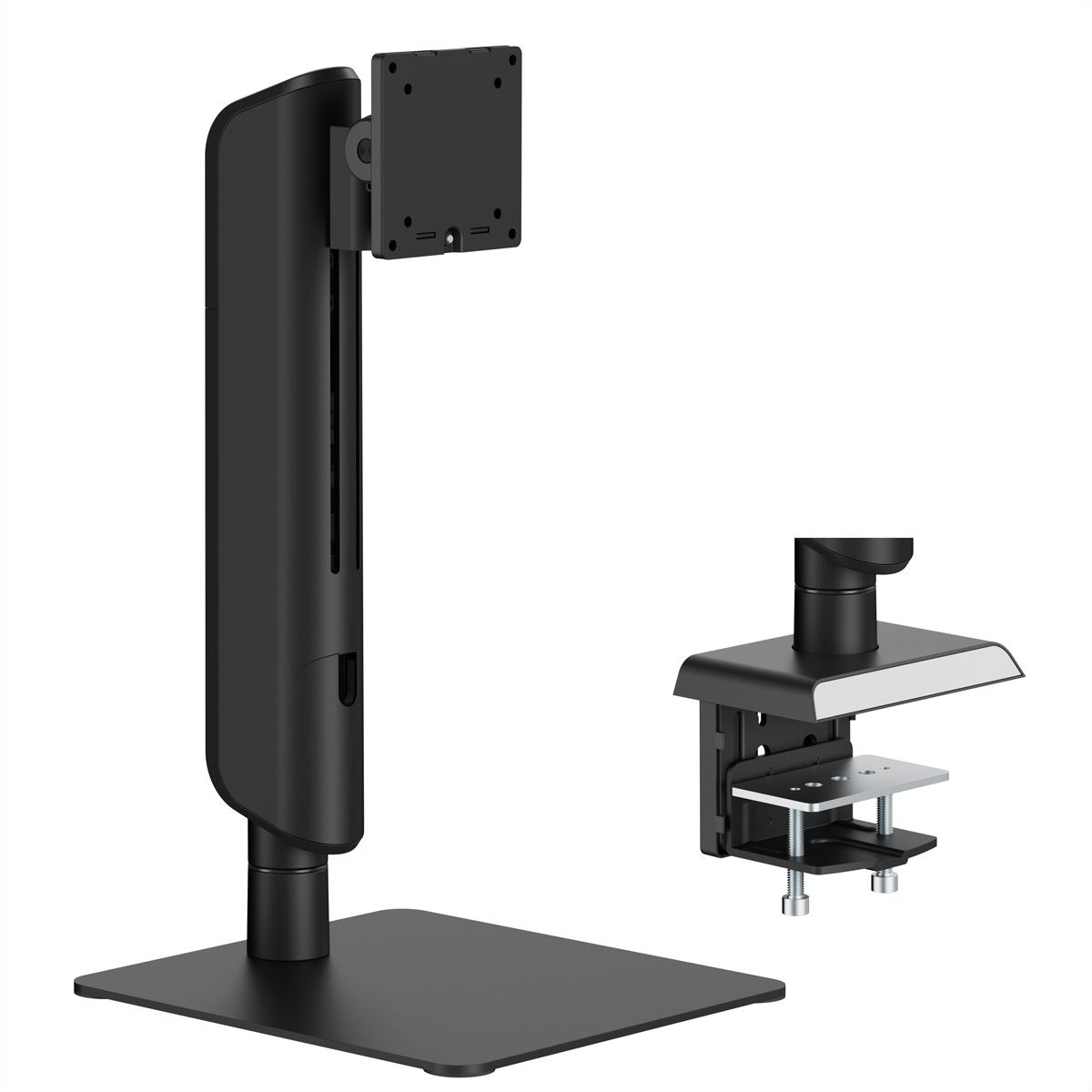 VALUE LCD-arm voor zware objecten, vrijstaand, in hoogte verstelbaar , 17–49 inch, max. 18 kg, zwart