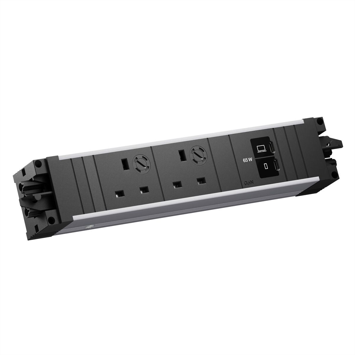 BACHMANN STEP ALU 2xUK, 1xUSB C/C 65W