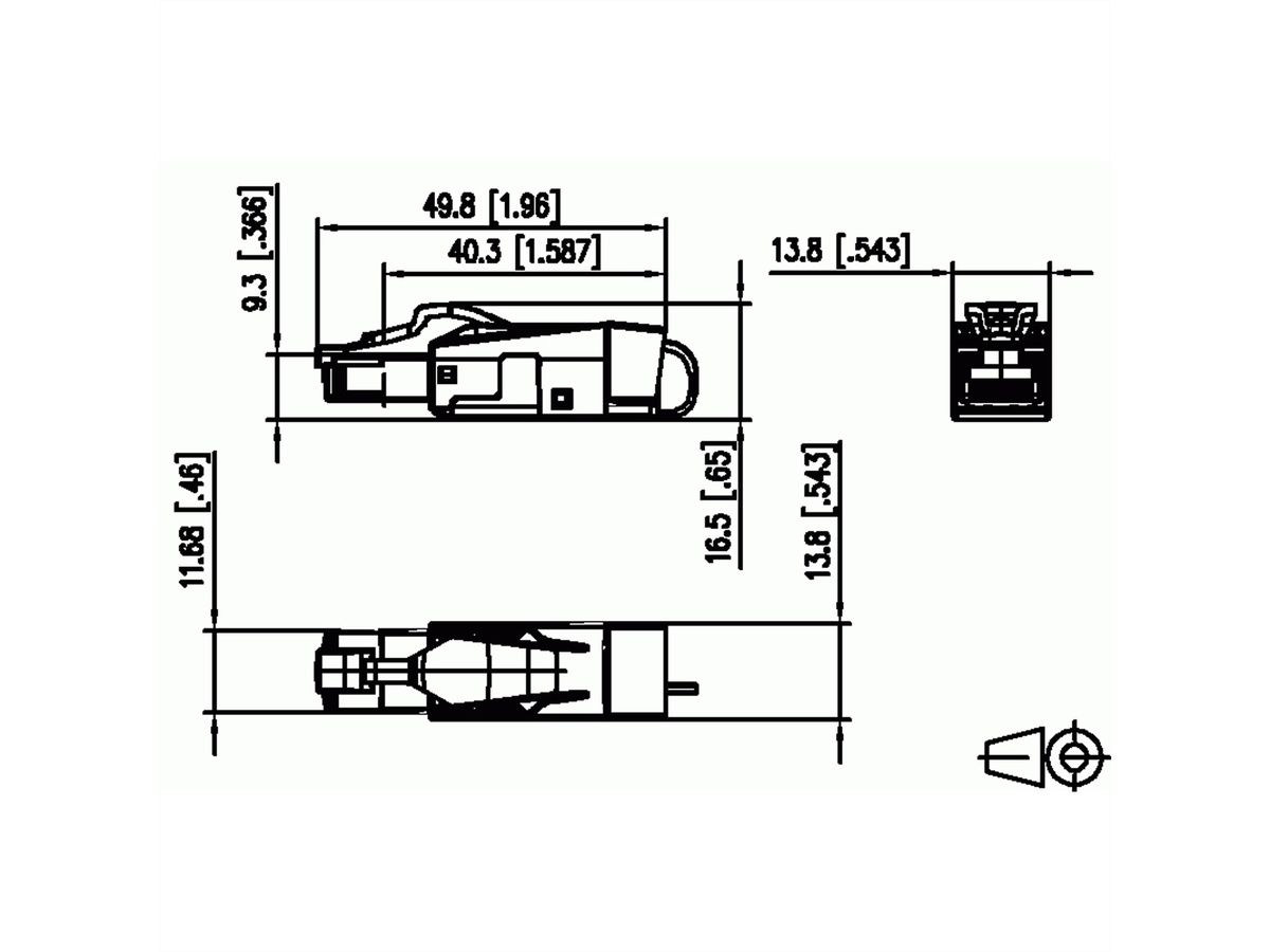 METZ CONNECT C6A RJ45 veldconnector pro