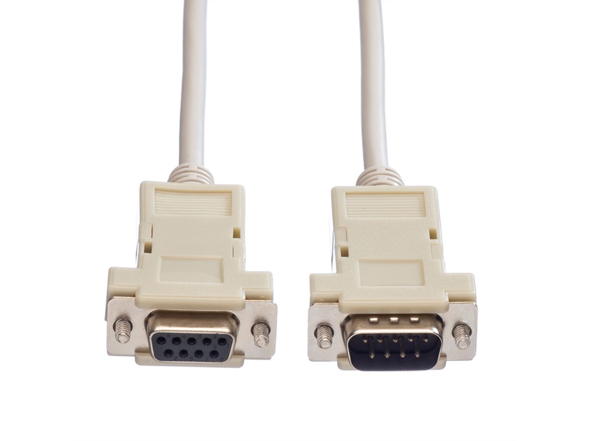 VALUE RS232 Cable, DB9 M - F, 3 m