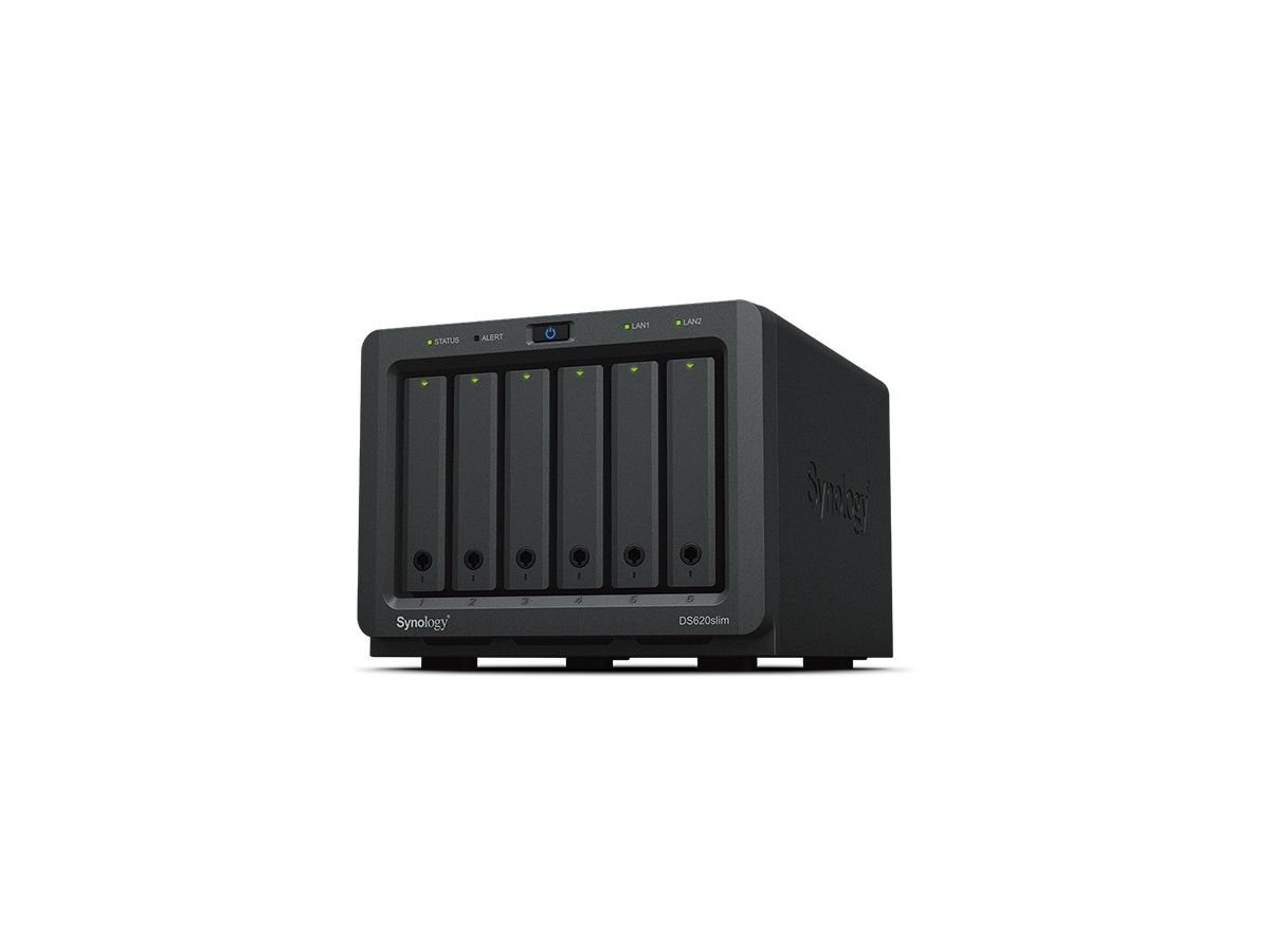 Synology DiskStation DS620SLIM NAS/storage server Desktop Ethernet LAN Black J3355