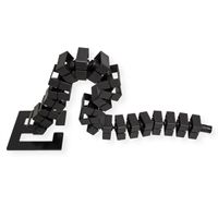 BACHMANN cable snake Quadro set black