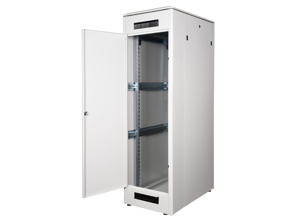 ROLINE 19-inch Network Cabinet Pro 42 U, 600x1000 WxD glass door grey