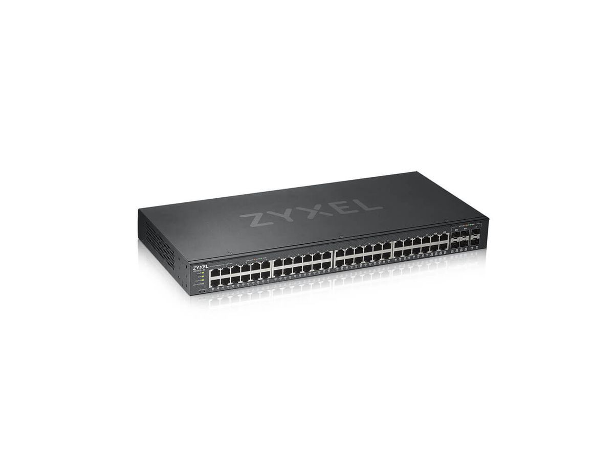 Zyxel GS1920-48V2 Managed Gigabit Ethernet (10/100/1000) Black