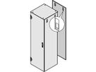 SCHROFF Varistar IP 20 achterwand met snelsluiting, RAL 7035, 1200H 800W