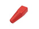 ROLINE Kink Protection Hood for RJ45, cuttable, 10 pcs., red