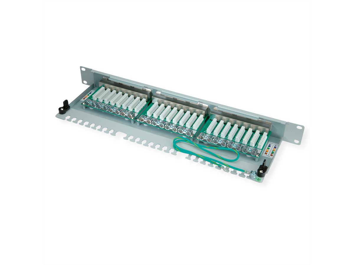 TELEGÄRTNER 19"-Modular Patchpanel Kat.5e (Class D) 1 HE, 24 Ports