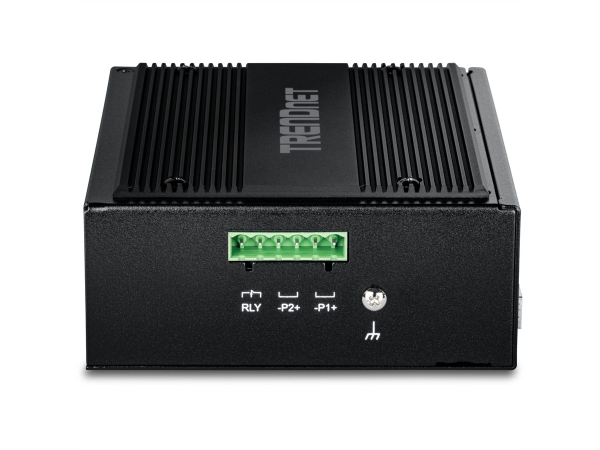 TRENDnet TI-BG108 Industrial DIN-Rail Switch 10-Port Gigabit 400W PoE++