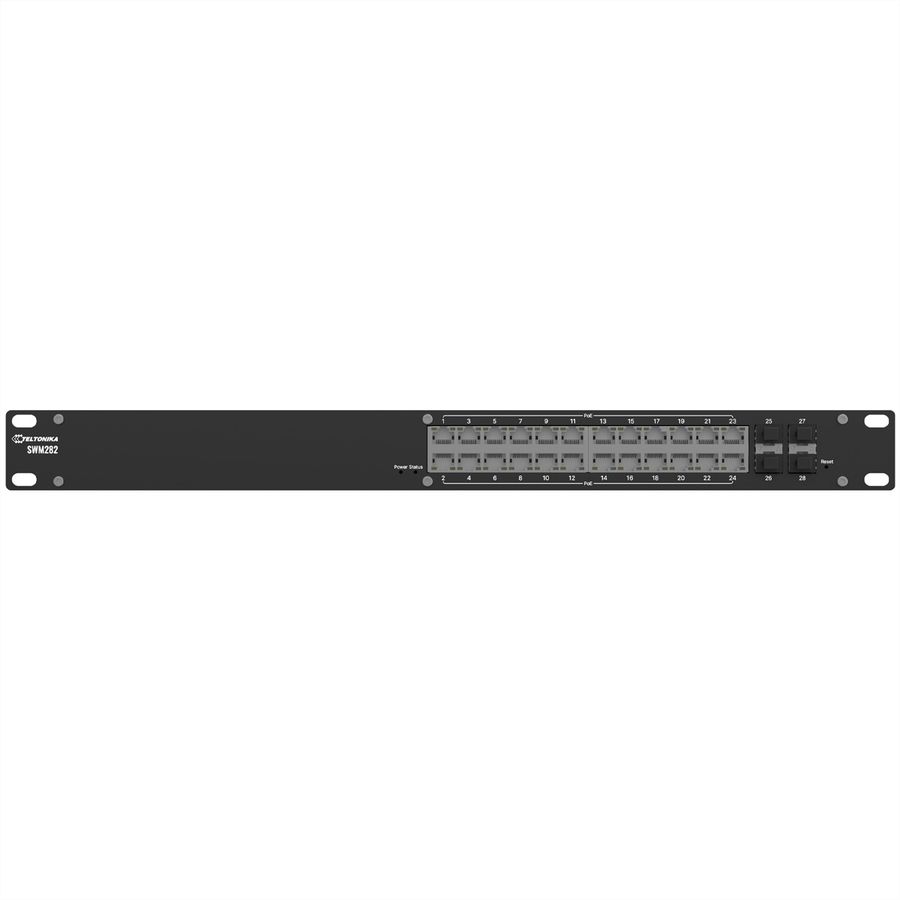 TELTONIKA SWM282 PoE+ Managed Switch  , 24 Poorten