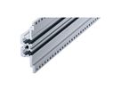 SCHROFF Horizontal Rail, Rear, Center, Type MZ, With Z-Rail, 63 HP
