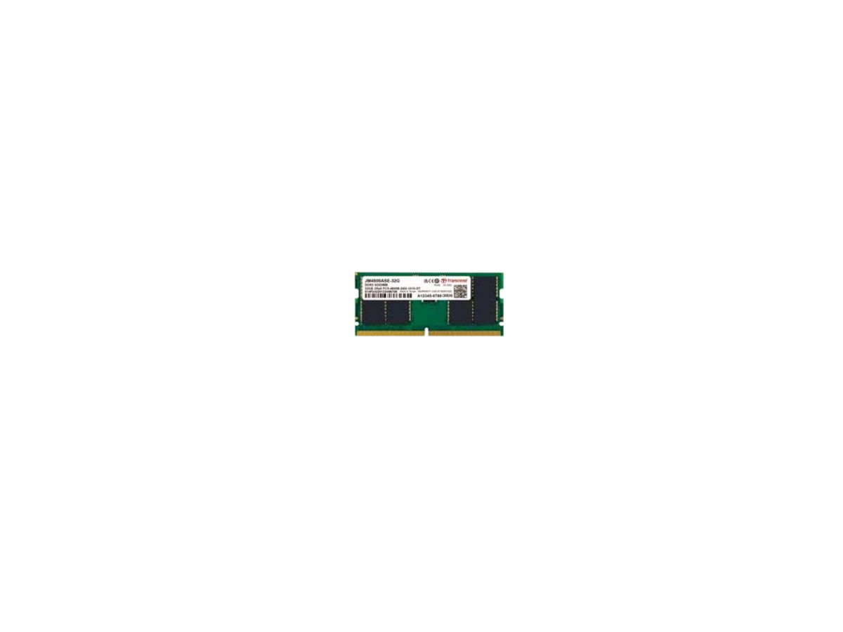 Transcend JetRam JM5600ASE-32G memory module 32 GB 1 x 32 GB DDR5 5600 MHz ECC