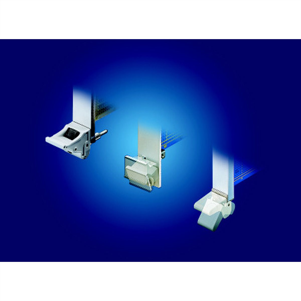SCHROFF-insteekset met IEL-handgreep, afgeschermd, zwart 3 HE, 4 HE