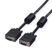 ROLINE SVGA kabel HD15 M/M met ferrietkern, 2 m