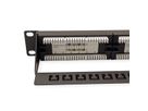 VALUE Cat.6a 19" Patchpanel, 24 Ports, UTP, zwart