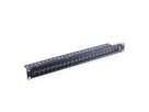 VALUE Keystone 19'' Module Frame, 24 ports, shielded, 1U, 1-piece-type, black