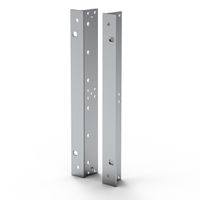SCHROFF EuropacPRO 19" beugel voor rvs afdichting, type F, greepgaten, 6 HE