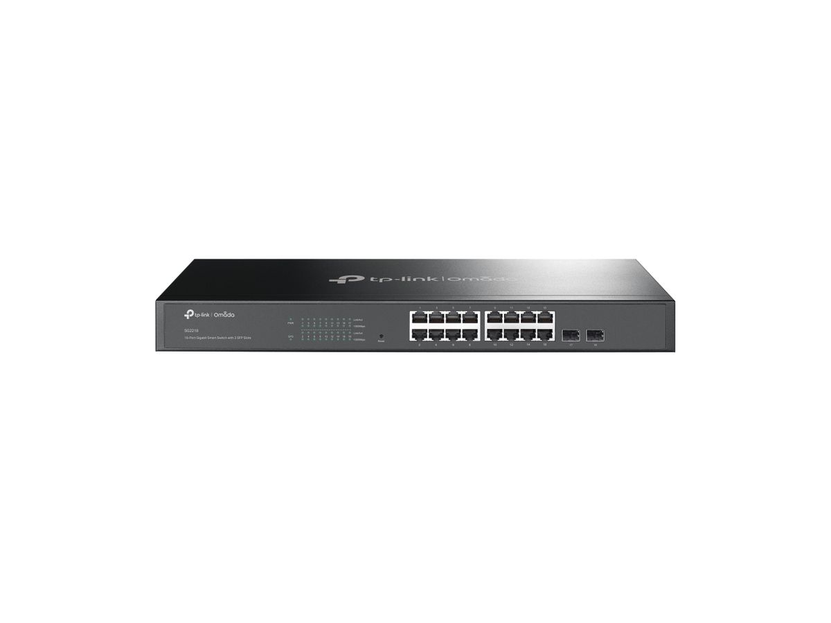 TP-Link Omada SG2218 netwerk-switch Managed L2/L2+ Gigabit Ethernet (10/100/1000) 1U Zwart
