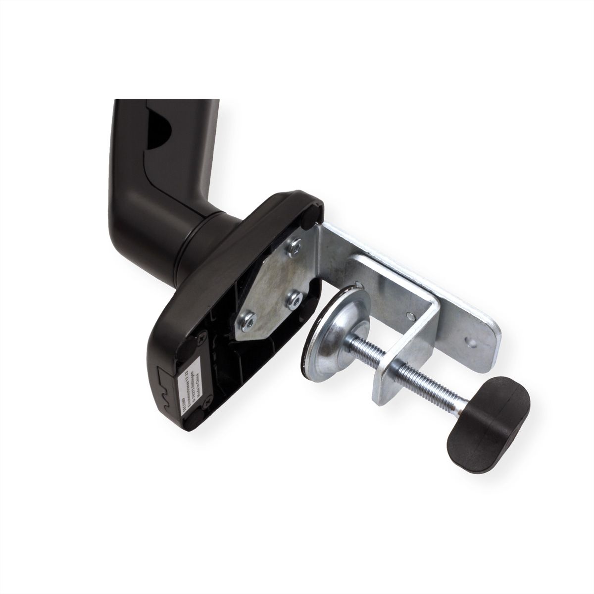 VALUE LCD Monitor Stand Pneumatic, Desk Clamp, Pivot, 5 Joints, black