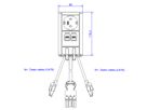 BACHMANN Lift 1xCEE7/3 2xCAT6A 90°