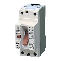 SCHROFF Power Distribution Modules According to DIN 43880, FI Safety Switch, 16 A, 30 mA