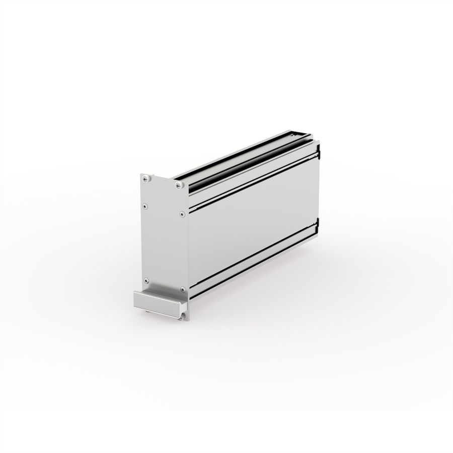 SCHROFF Frame Type Plug-In Unit PRO, Plain Cover, 1 Connector, 3 U, 10 HP, 227 mm