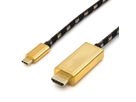 ROLINE GOLD Type C - HDMI Cable, M/M, 1 m